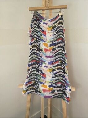 The Met Museum Art Infinity Scarf/abstract brushstroke print /loop scarf
